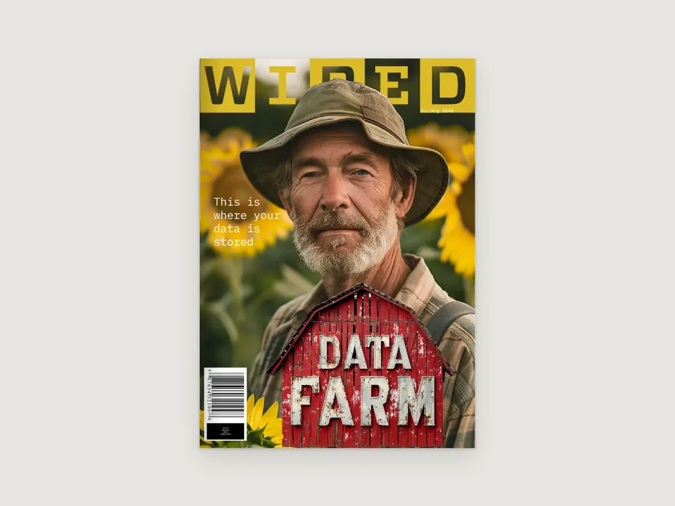 Cover of the 2040 issue of Wired