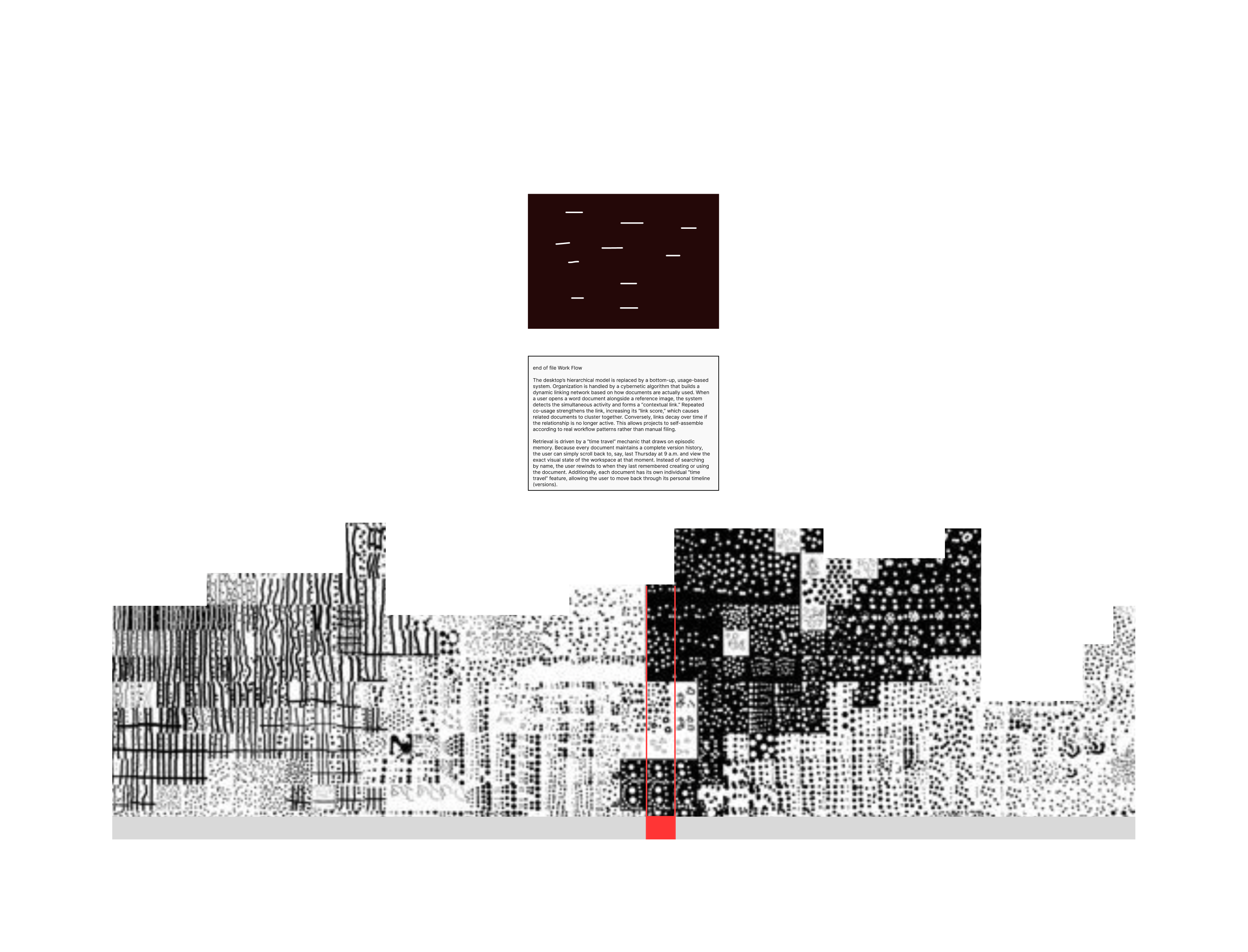 Ideation sketches for metadata-based search interface