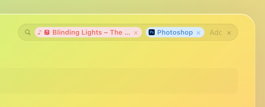 Intersectional Search — narrowing results with additional context