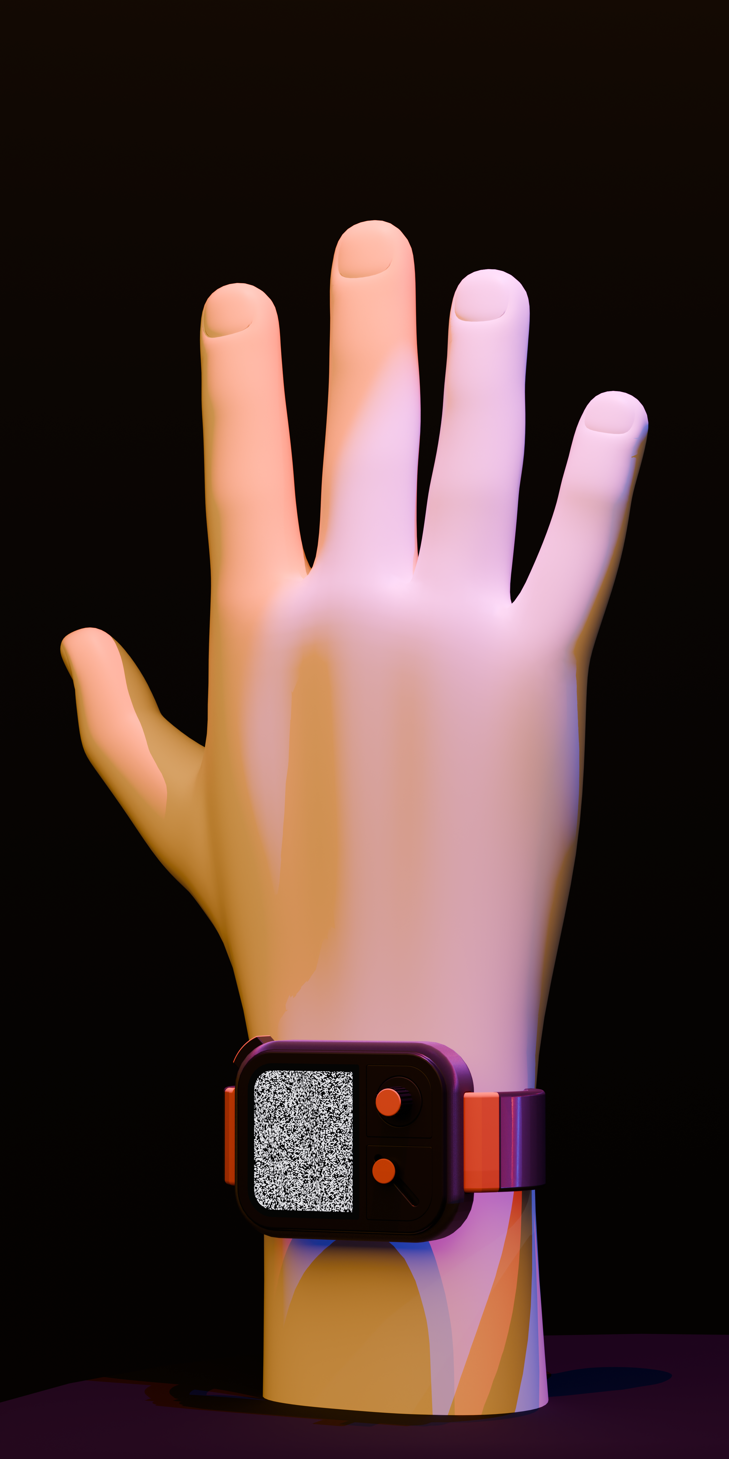 HapticSense device ergonomic design showing user interaction